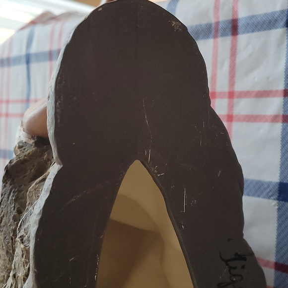 Indian Couple Statue 1992 by Burme Hartz - Picture 11 of 13